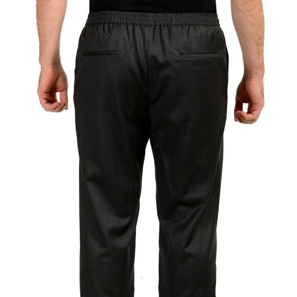Hugo Boss Men's "Banks_RET" 100% Wool Gray Flat Front Pants US 38R IT 54 - Picture 3 of 5